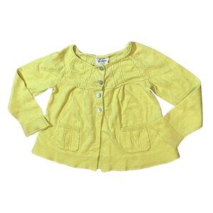 Mini Boden Yellow Cardigan 2-3 years